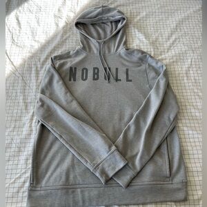 NOBULL Light Heather Gray Hoodie